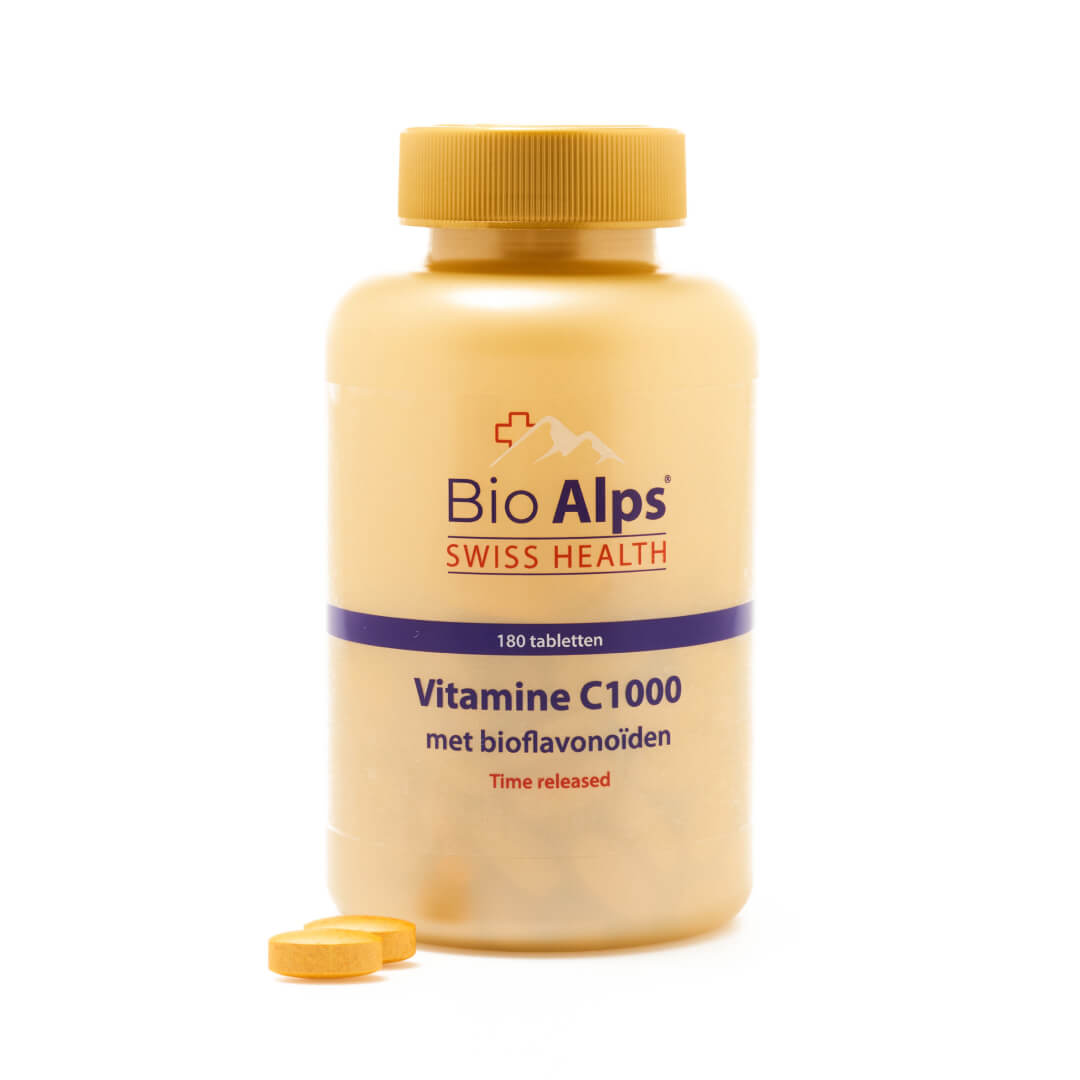 Vitamine C 1000 mg met bioflafonoiden - 180 tabletten